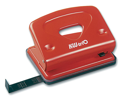 Дырокол KW-trio 942 Classic Medium до 16 листов ассорти выдвижная линейка